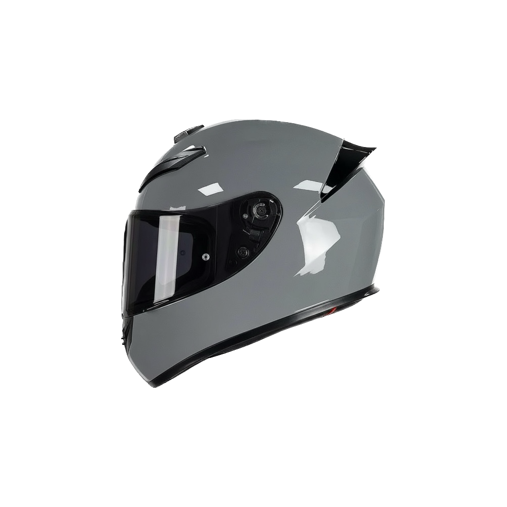 QIKE 111 FULL FACE HELMET GLOSS GREY