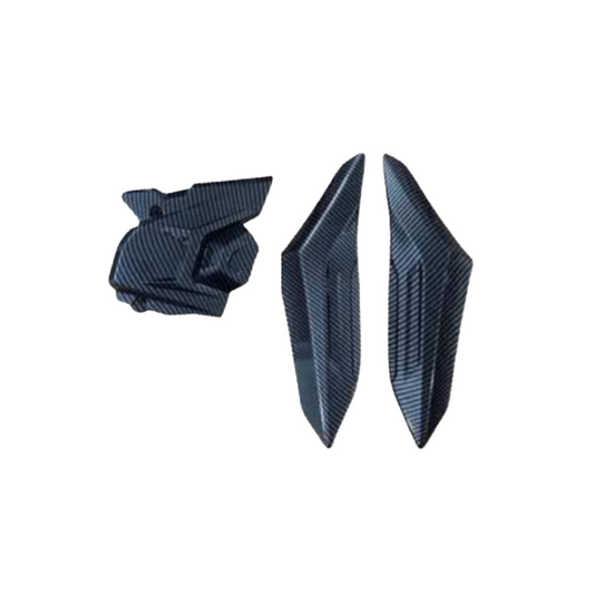 YAMAHA Y16ZR SIDE COVER WITH SPROCKET COVER - CARBON FIBER
