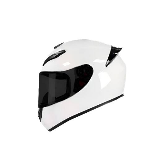 QIKE 111 FULL FACE HELMET GLOSS WHITE